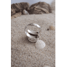Silver ring with amber | AmberWave