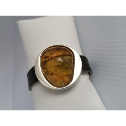 Pulsera reloj con correa de cuero marrón | AmberWave
