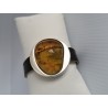 Watch bracelet with brown leather strap | AmberWave