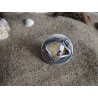 Ring with round amber and original setting | AmberWave
