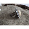 Ring with round amber and original setting | AmberWave