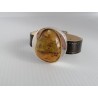 Watch bracelet with brown leather strap | AmberWave