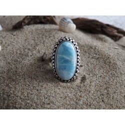 Unique ring with larimar | AmberWave