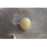 Ring with milky-honey amber | AmberWave