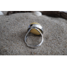 Ring with milky-honey amber | AmberWave