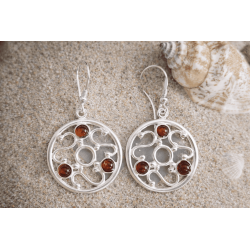 Srebrne kolczyki z...
