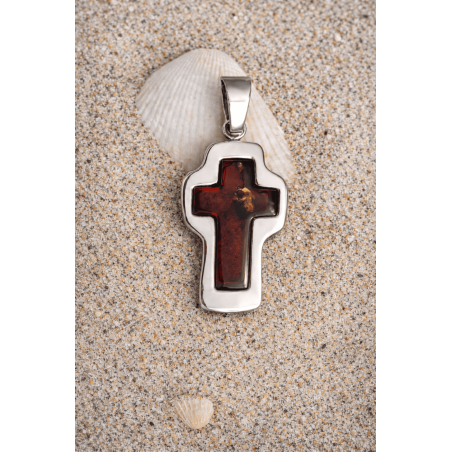 Unique cross with amber | AmberWave