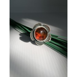 Anillo único con motivo floral | AmberWave