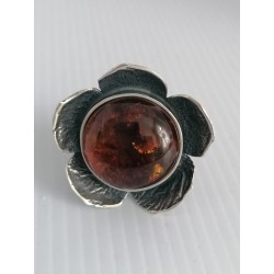 Anillo único con motivo floral | AmberWave