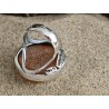Anillo con ámbar miel y sol | AmberWave