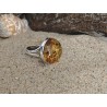 Anillo de plata 925 con ámbar báltico natural |AmberWave
