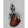 Unique pendant with frog | AmberWave