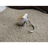 Unique ring with honey-milky amber | AmberWave