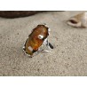 Ring with beautiful amber in original setting | AmberWave