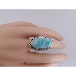 Unique ring with larimar | AmberWave