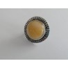 Ring with round amber and original setting | AmberWave